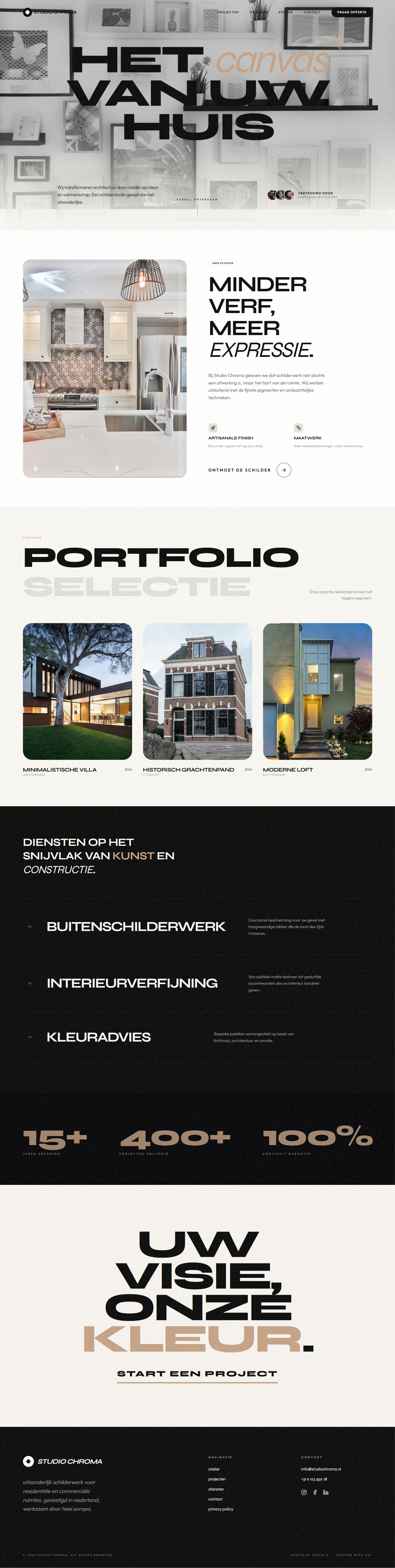 Voorbeeld kapperssite